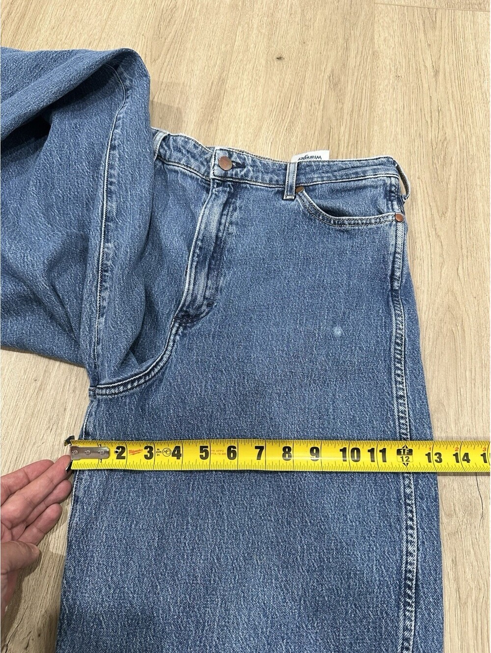 Wrangler Barrel Jeans Womens 31 High Rise Cowboy 652 Western Country Farmer - Picture 15 of 16